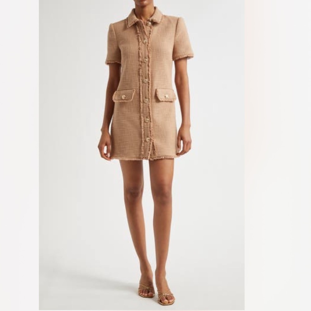 Cinq a Sept Panky Cotton Tweed Dress- Size 2.